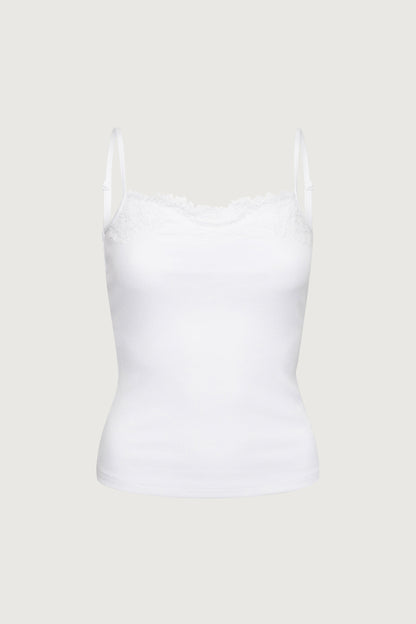 LACE DETAIL CAMISOLE TANK TOP