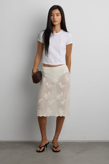 COTTON MODAL SLIM FIT CREWNECK T-SHIRT