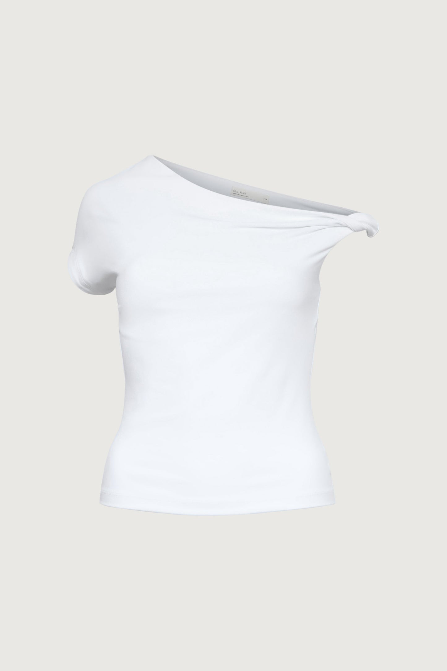OFF SHOULDER TOP WITH SIDE TWIST DETAIL