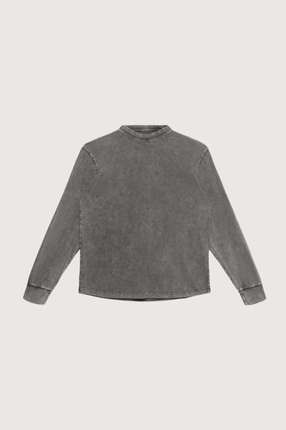 RELAXED LONG SLEEVE CREWNECK T-SHIRT