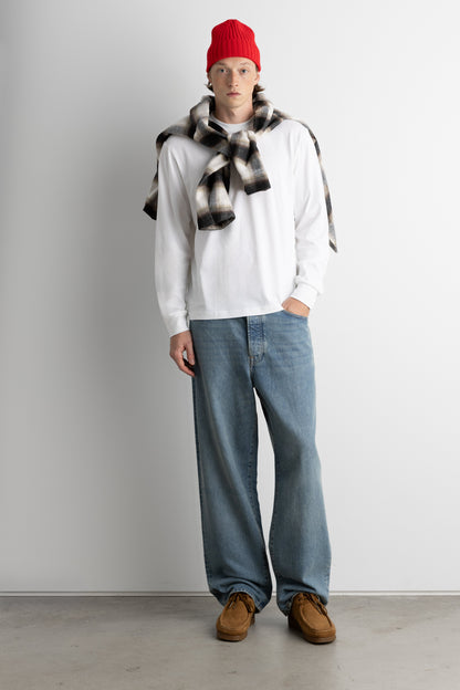 RELAXED LONG SLEEVE CREWNECK T-SHIRT