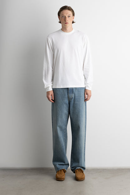 RELAXED LONG SLEEVE CREWNECK T-SHIRT
