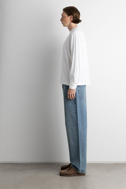 RELAXED LONG SLEEVE CREWNECK T-SHIRT