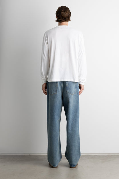 RELAXED LONG SLEEVE CREWNECK T-SHIRT