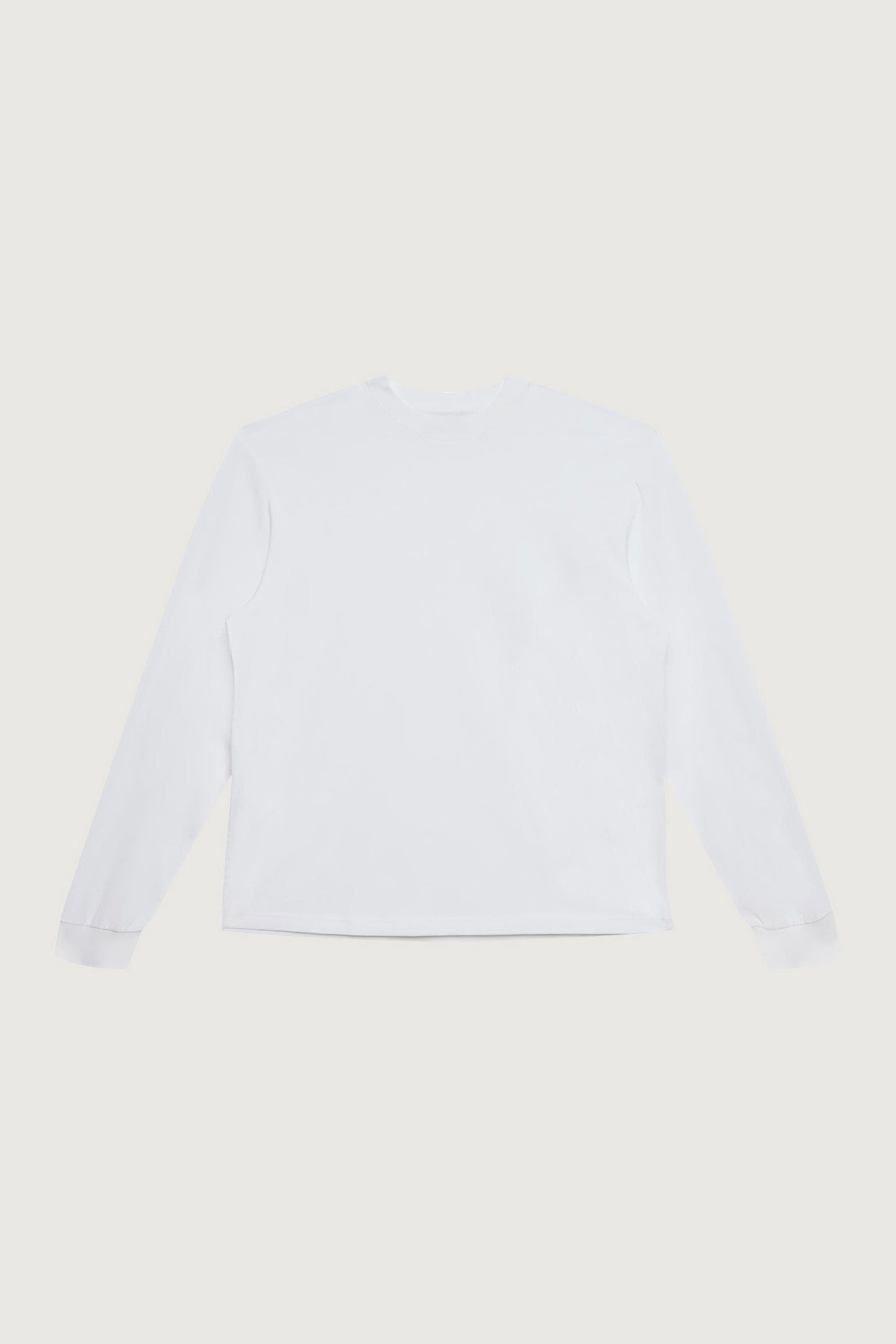 RELAXED LONG SLEEVE CREWNECK T-SHIRT
