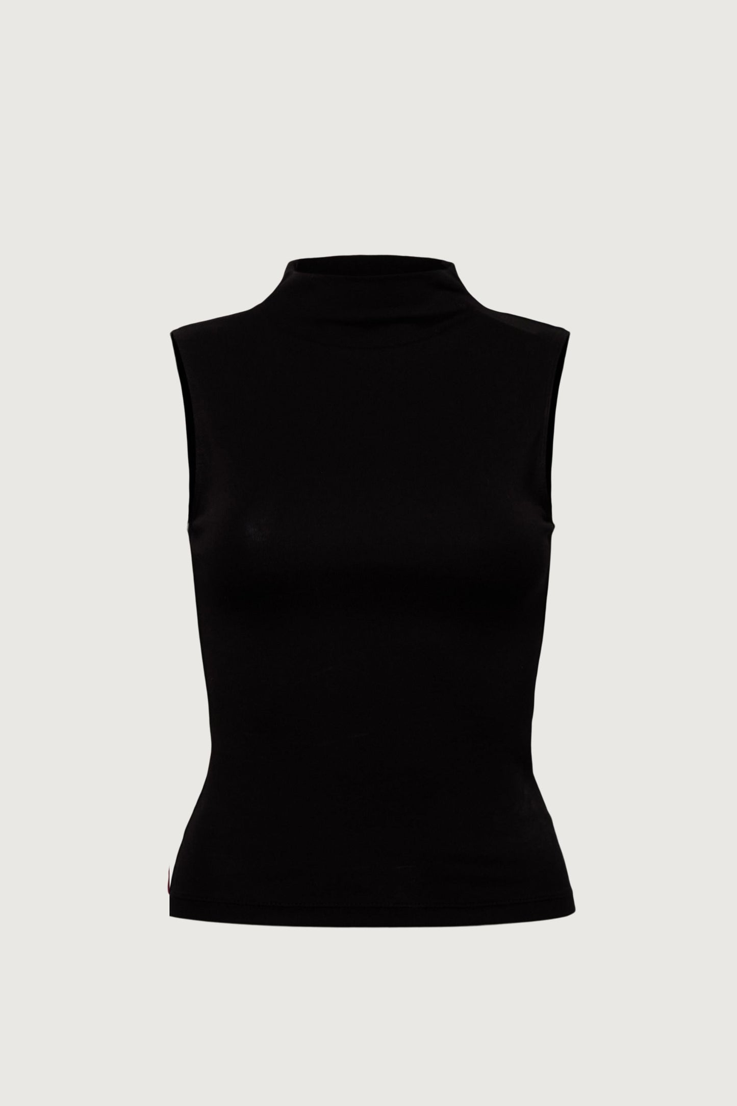 FITTED MOCKNECK TANK TOP