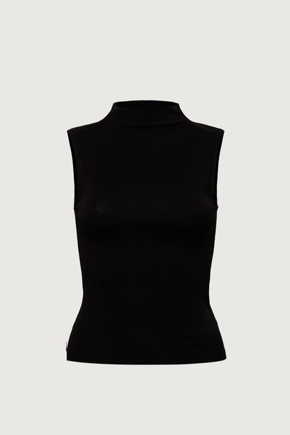 FITTED MOCKNECK TANK TOP