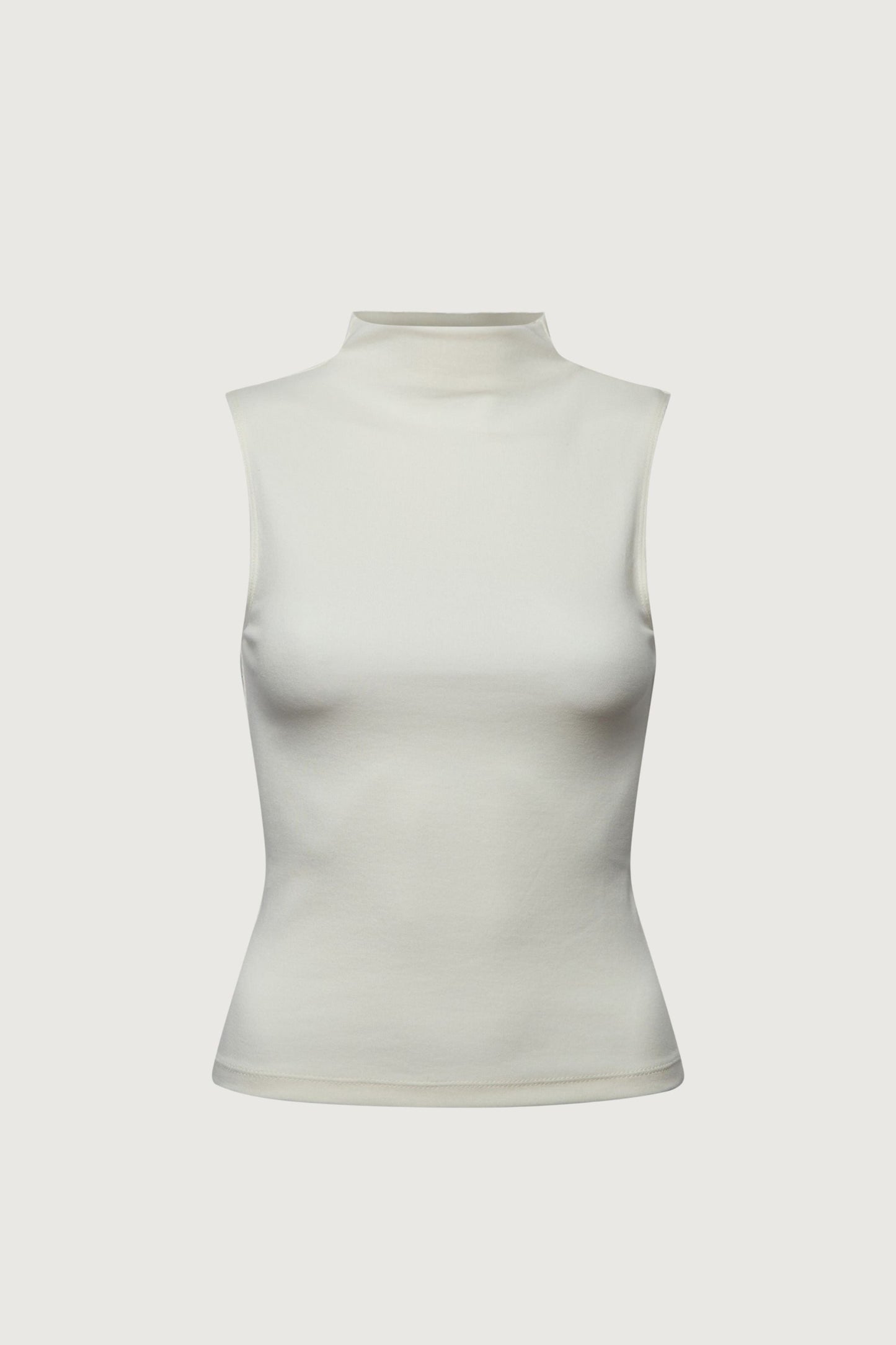 FITTED MOCKNECK TANK TOP