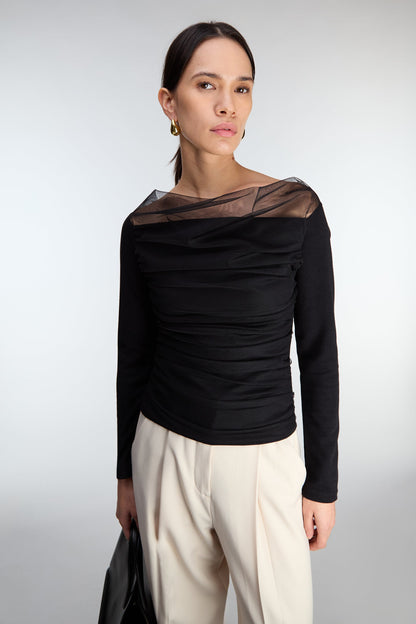 SHEER LAYERED TOP