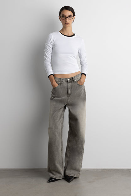 SLIM FIT LONG SLEEVE TOP