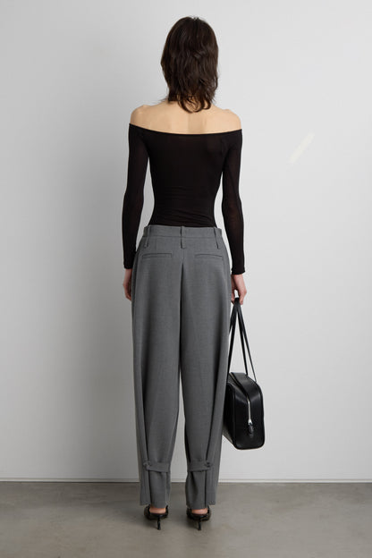 SHEER LIGHTWEIGHT OFF THE SHOULDER TOP