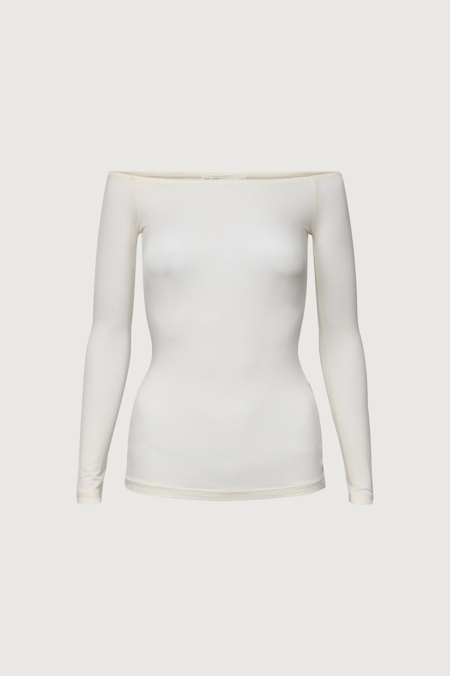 SHEER LIGHTWEIGHT OFF THE SHOULDER TOP
