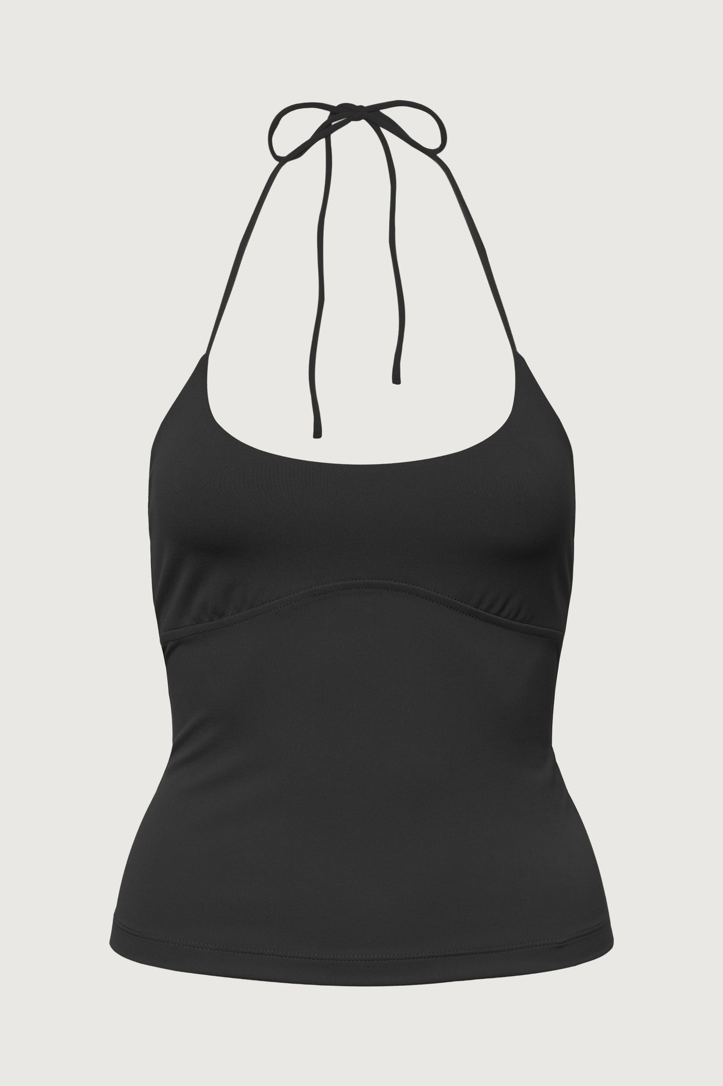 SCOOP NECK HALTER TOP
