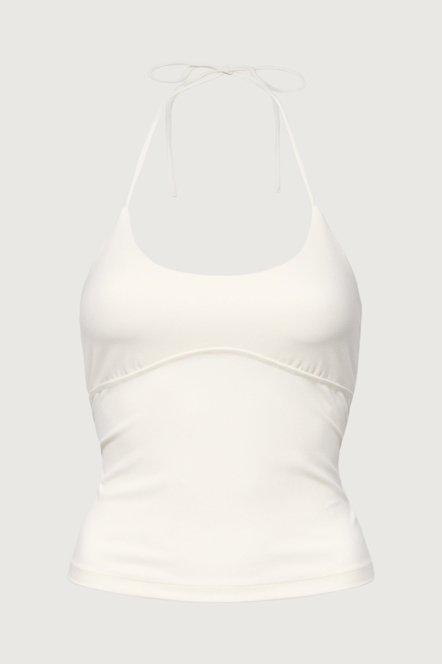 SCOOP NECK HALTER TOP