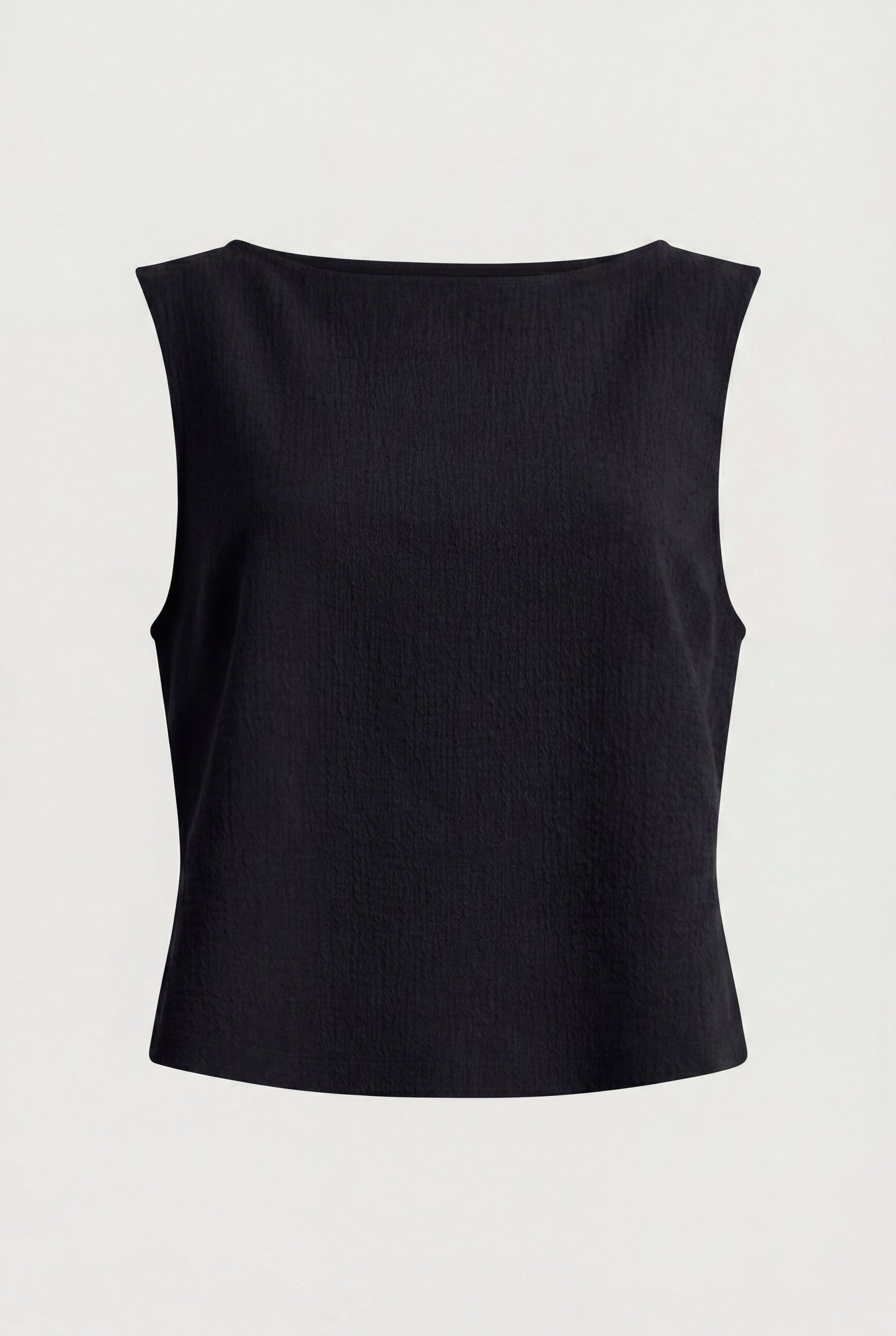 COTTON BLEND SLEEVELESS TANK TOP