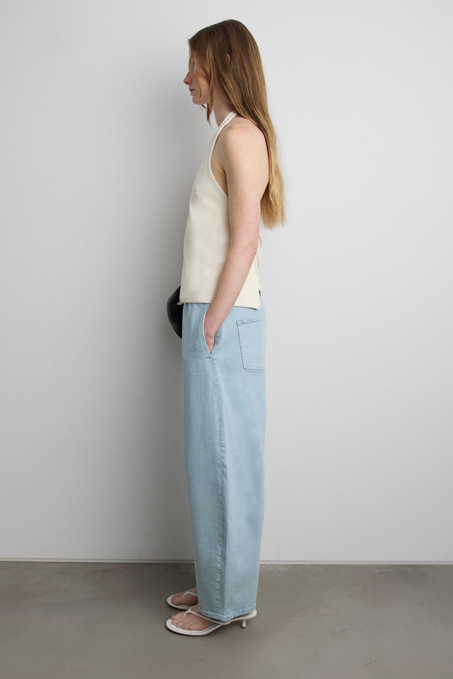 HALTER OPEN BACK TANK TOP