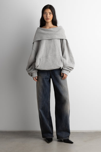 SLOUCHY OVERSIZED HOODIE