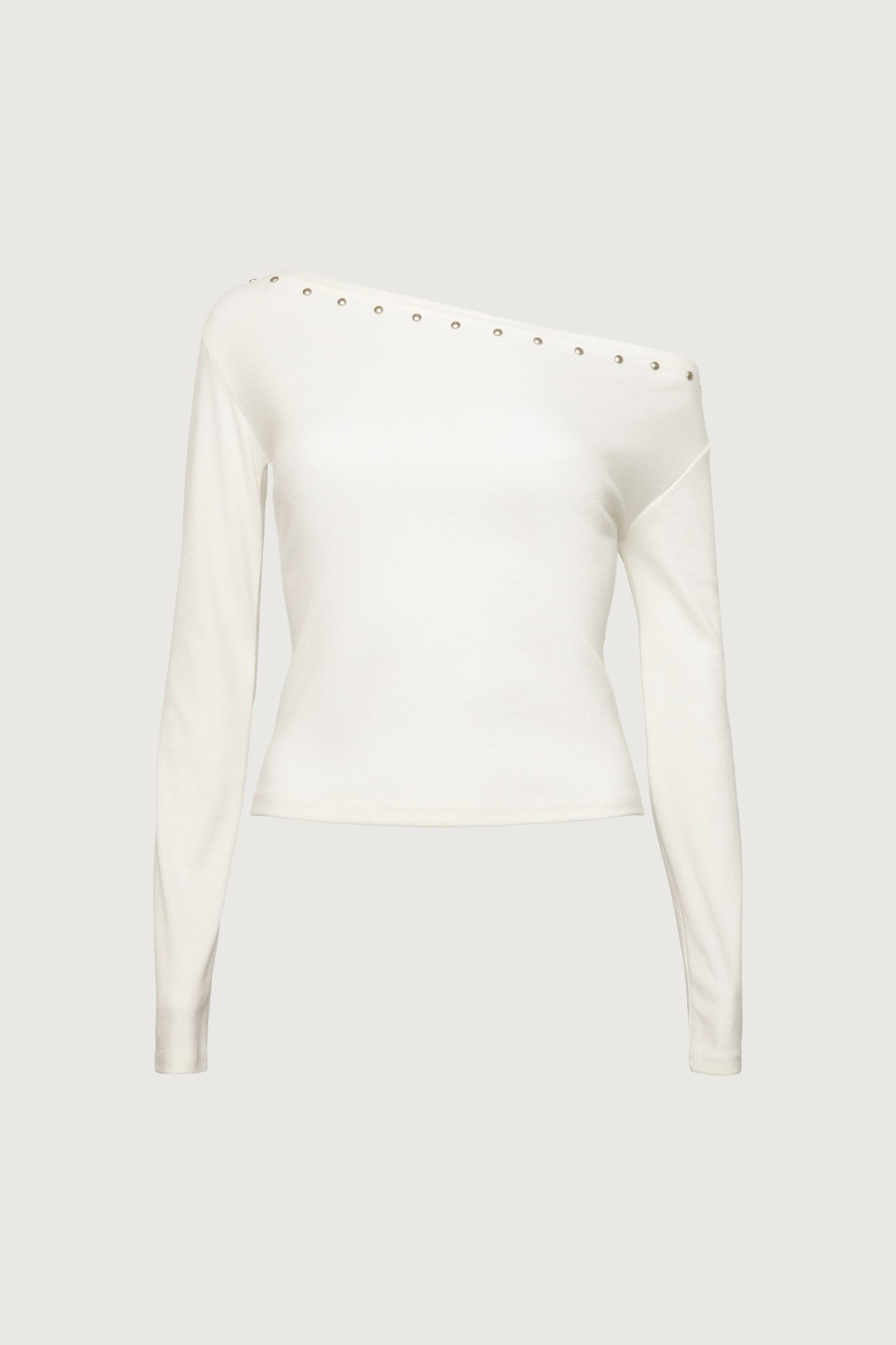 STUD DETAIL OFF THE SHOULDER TOP