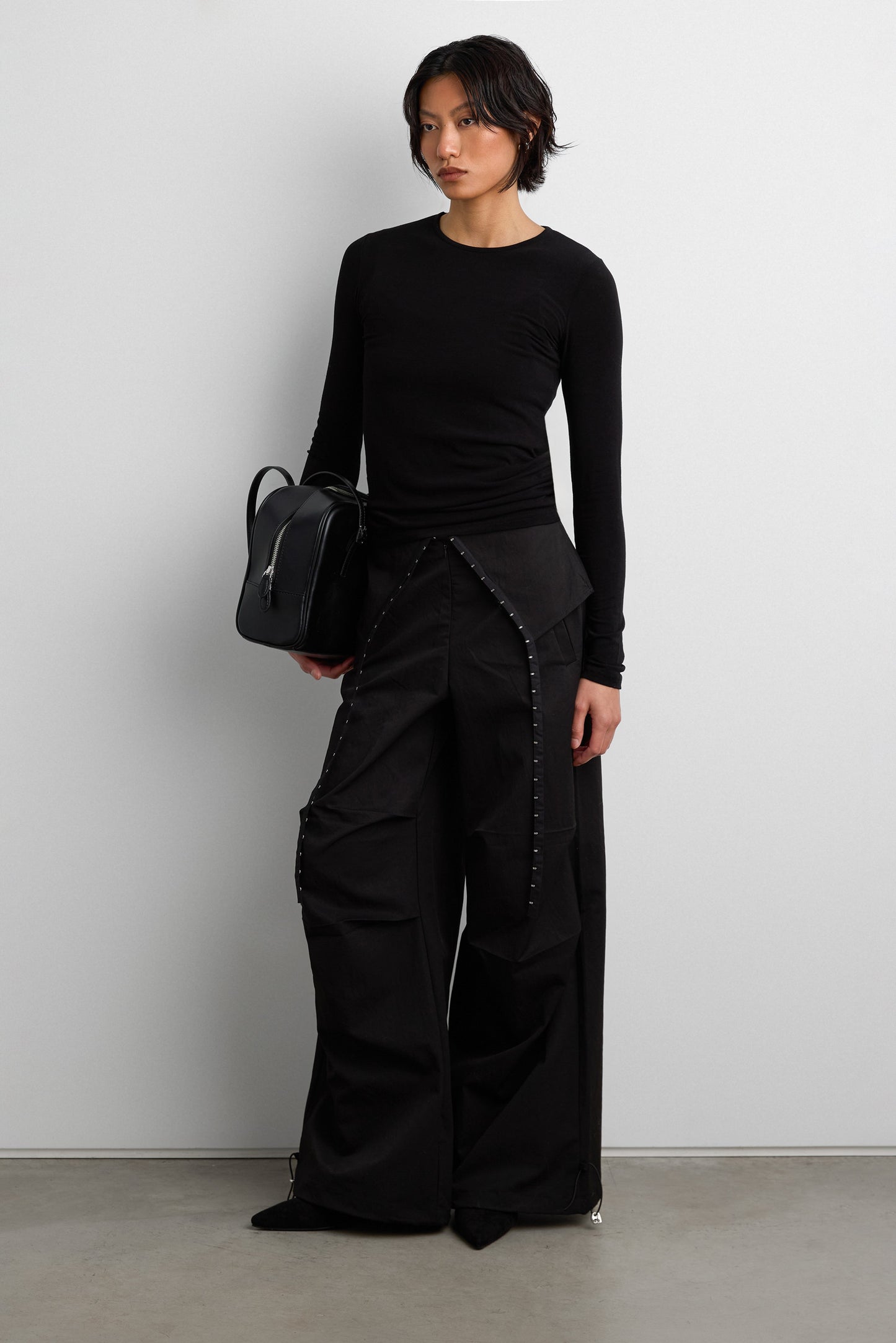 CLASSIC TENCEL LONG SLEEVE TOP