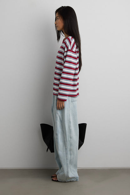 STRIPED PULLOVER SHIRT