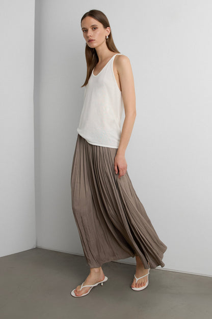TWIST SHOULDER STRAP LIGHTWEIGHT TANK TOP
