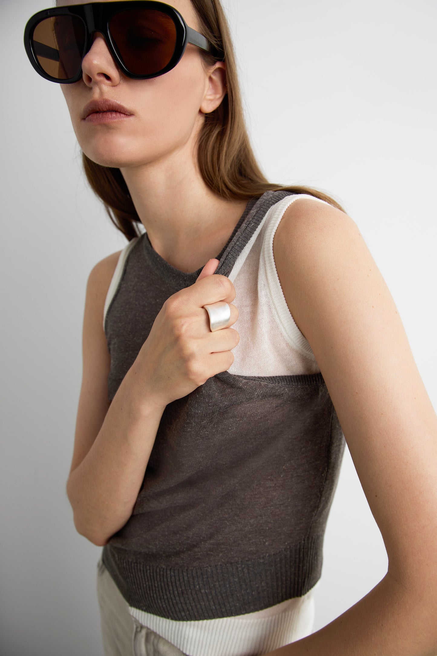 LAYERED CONTRAST TANK TOPS