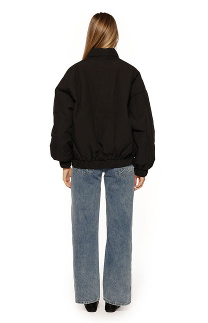 Ace Black Oversized Puffer Jacket