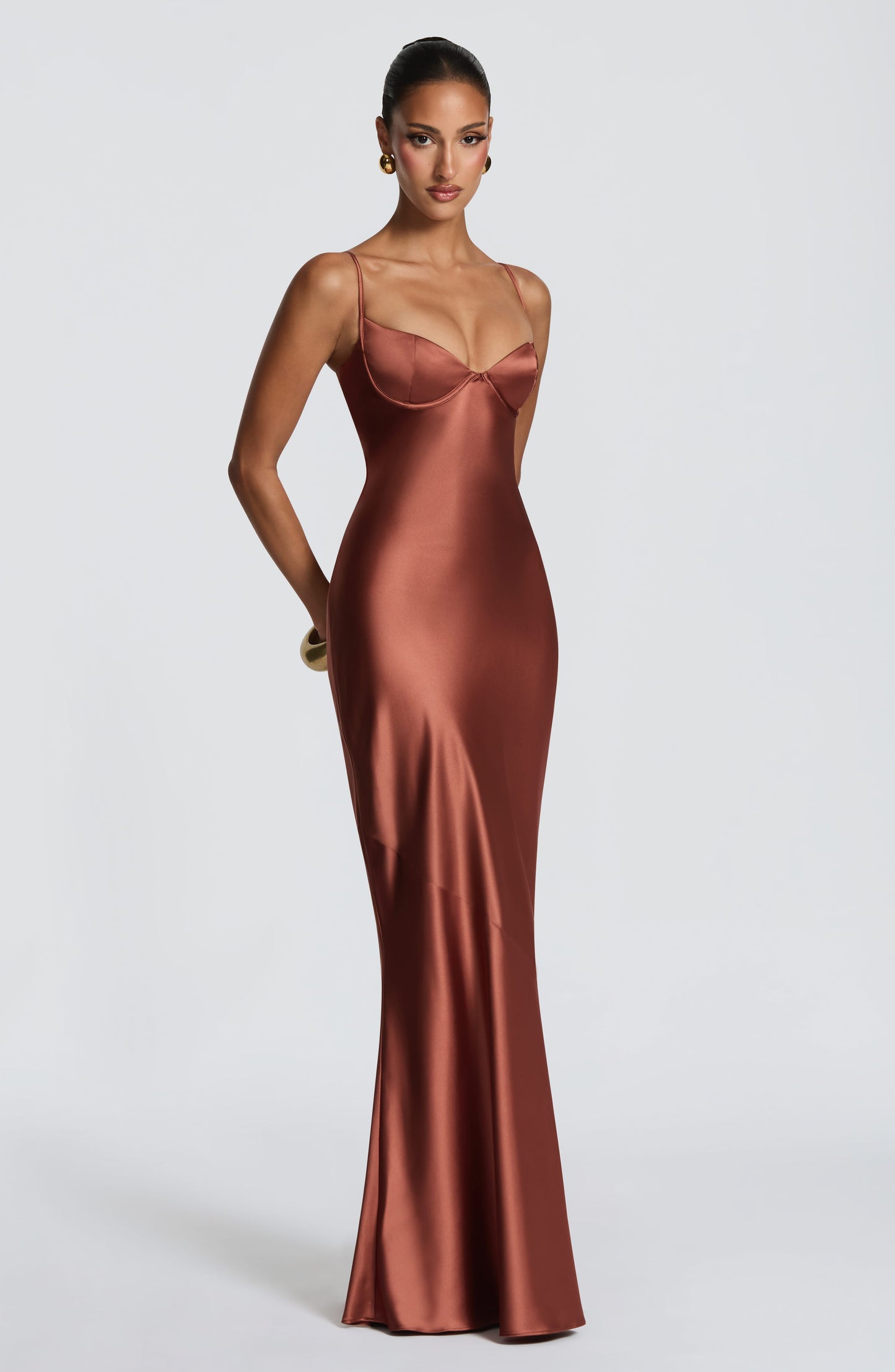Amorette Maxi Dress - Rust