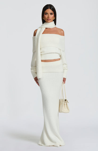 Andie Maxi Skirt - Ivory