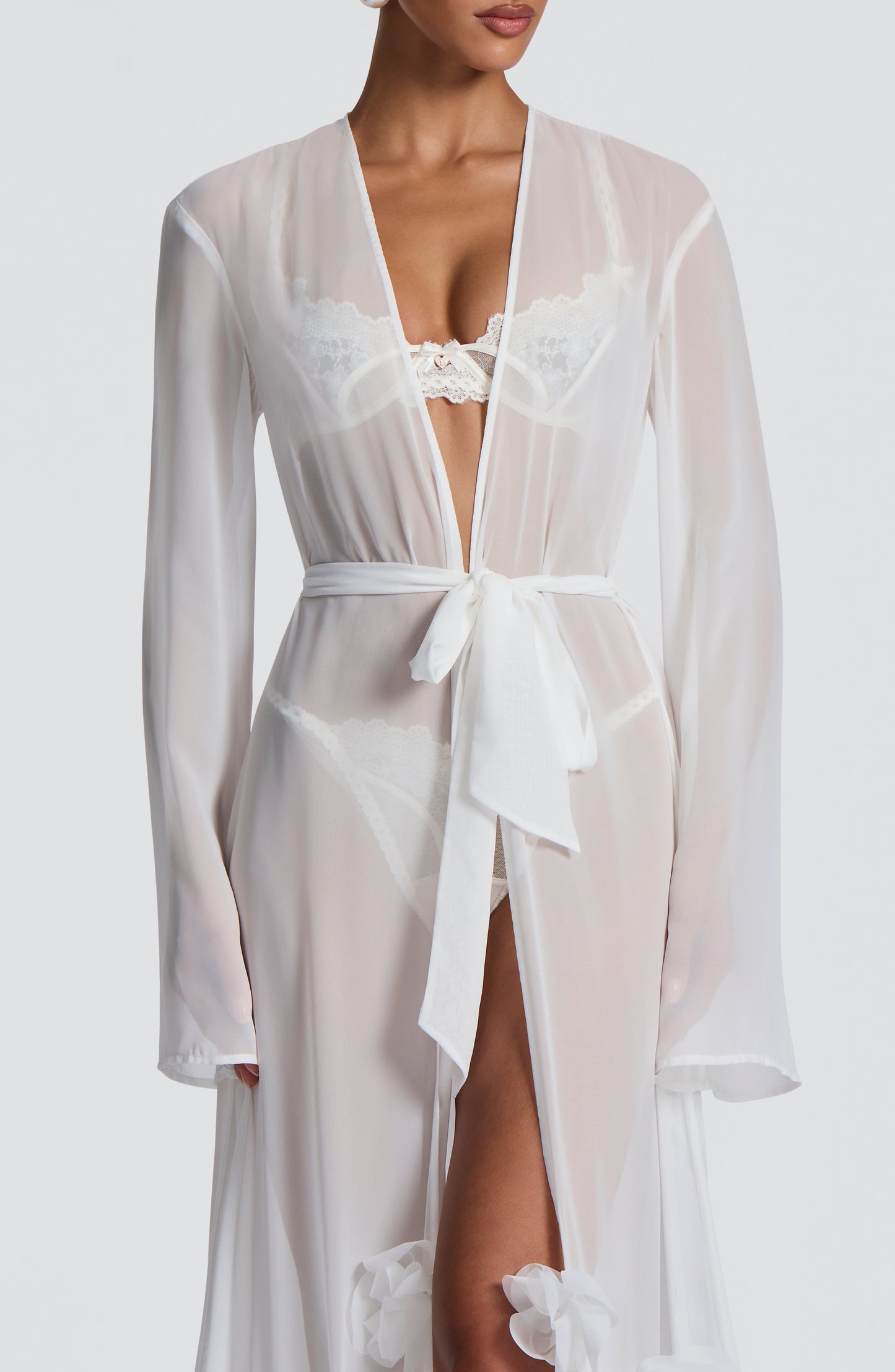 Anwen Dressing Gown - Ivory