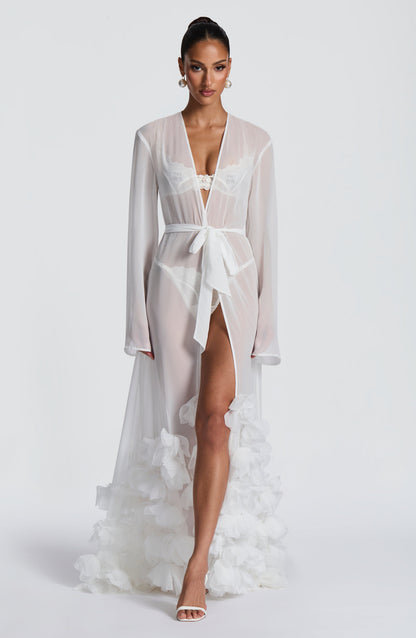 Anwen Dressing Gown - Ivory