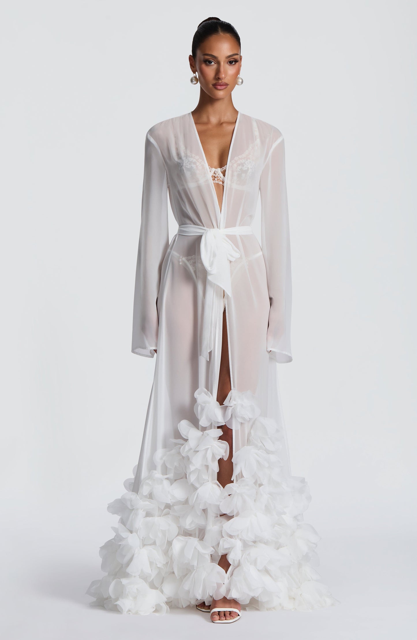 Anwen Dressing Gown - Ivory