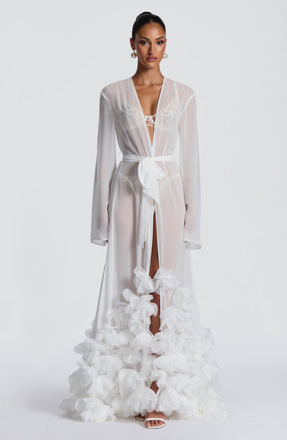 Anwen Dressing Gown - Ivory