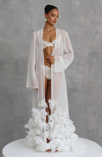 Anwen Dressing Gown - Ivory