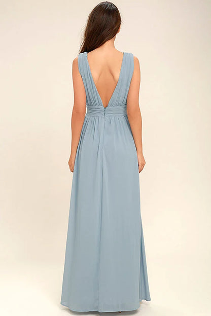 Heavenly Hues Light Blue Maxi Dress
