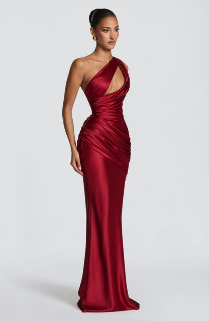 Emina Maxi Dress - Deep Red