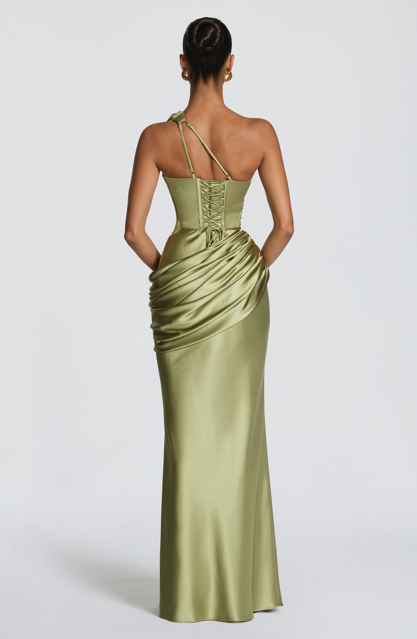 Emina Maxi Dress - Light Olive