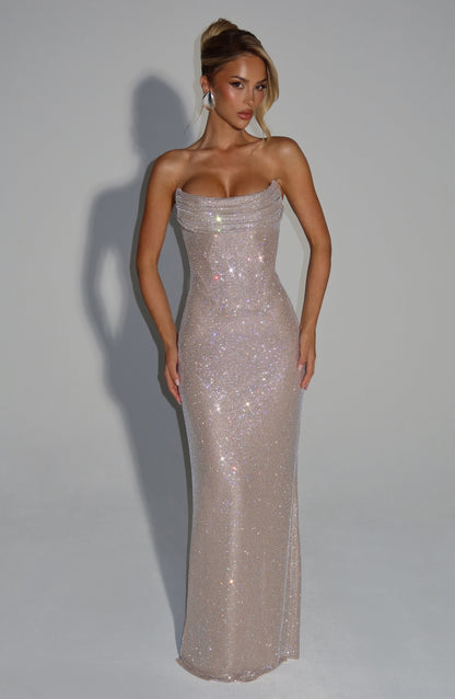 Mirabella Maxi Dress - Nude