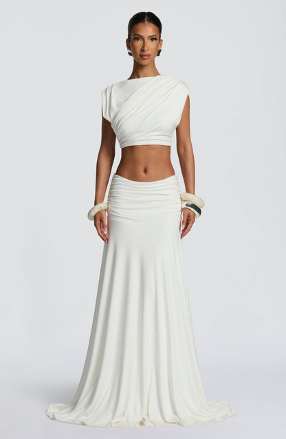 Paige Maxi Skirt - Ivory