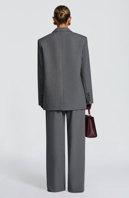 Reece Blazer - Grey Marl
