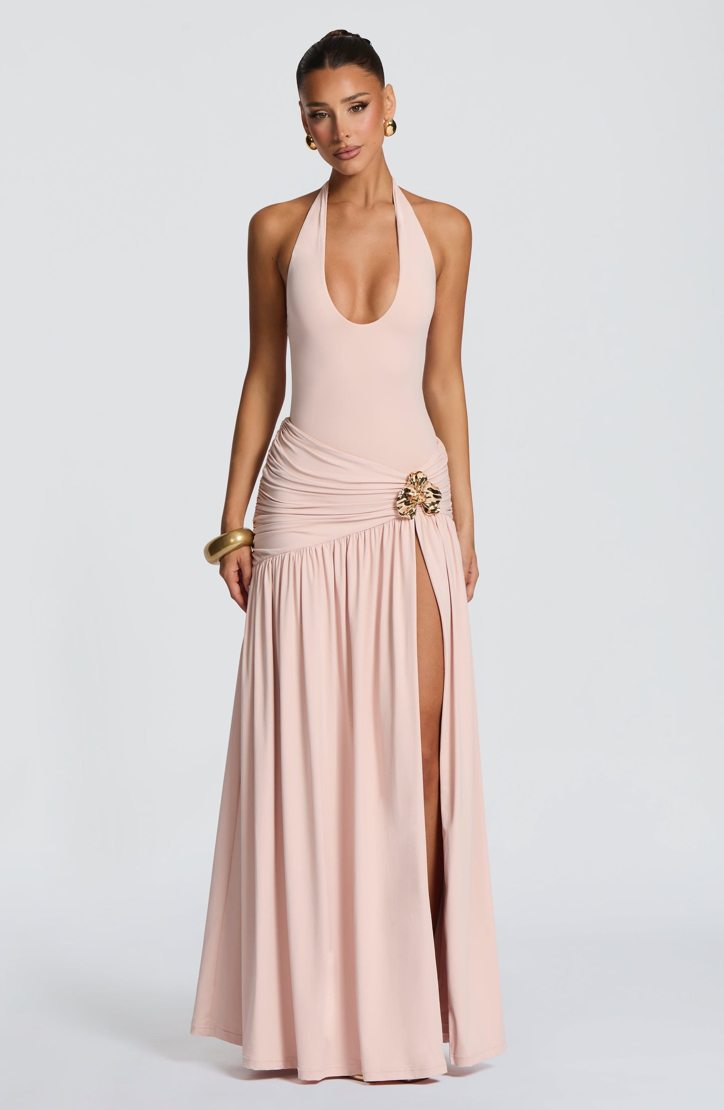 Saira Maxi Skirt - Soft Blush