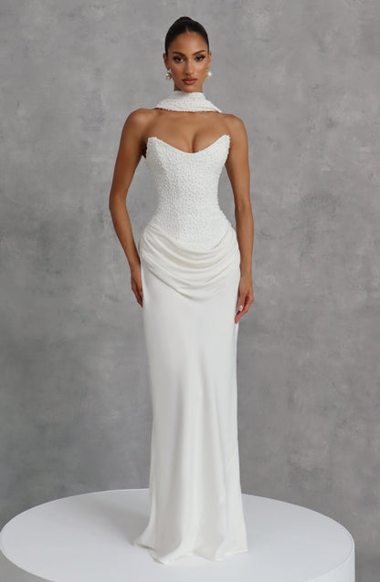 Tindra Maxi Dress - Ivory