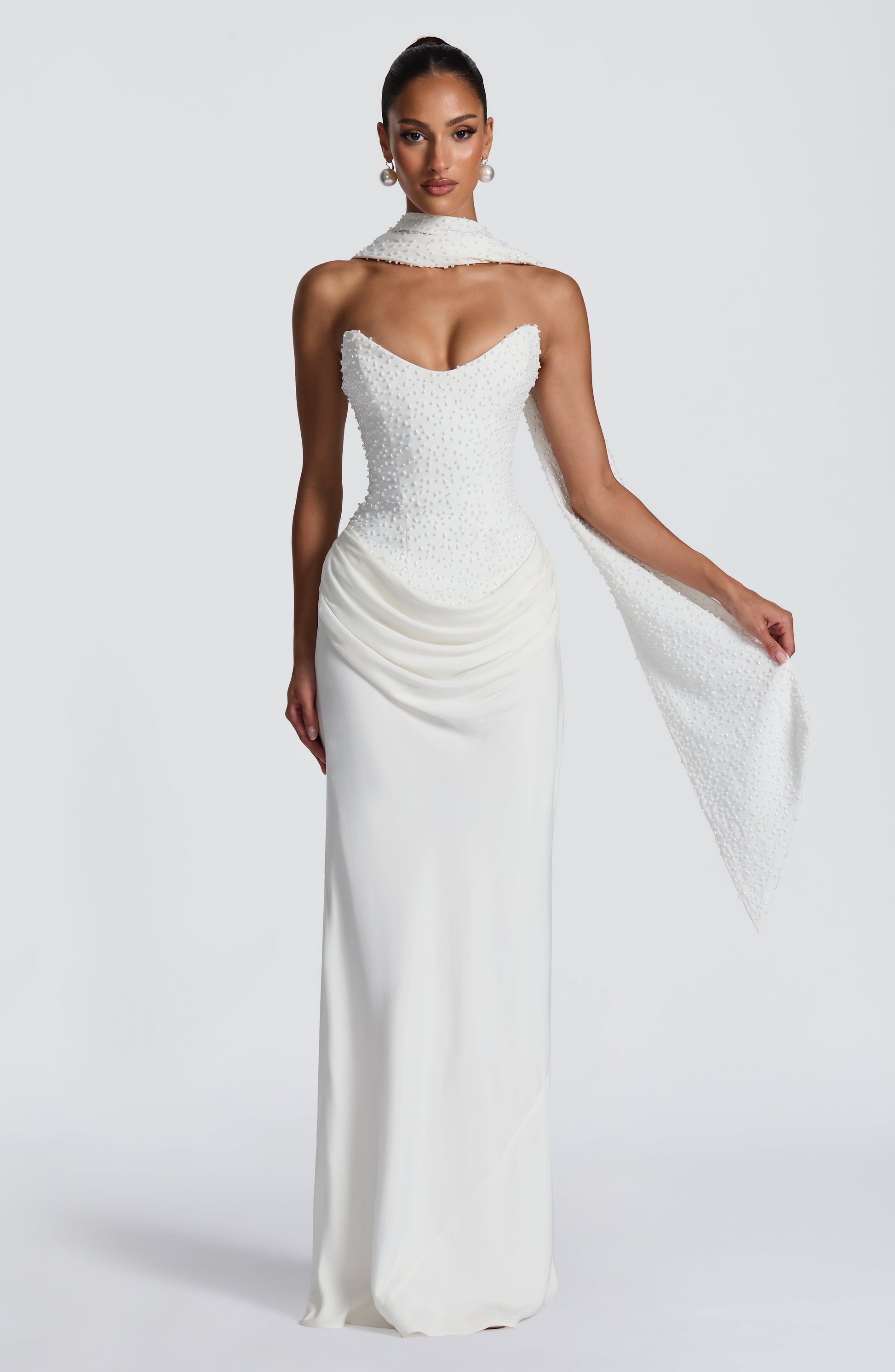 Tindra Maxi Dress - Ivory