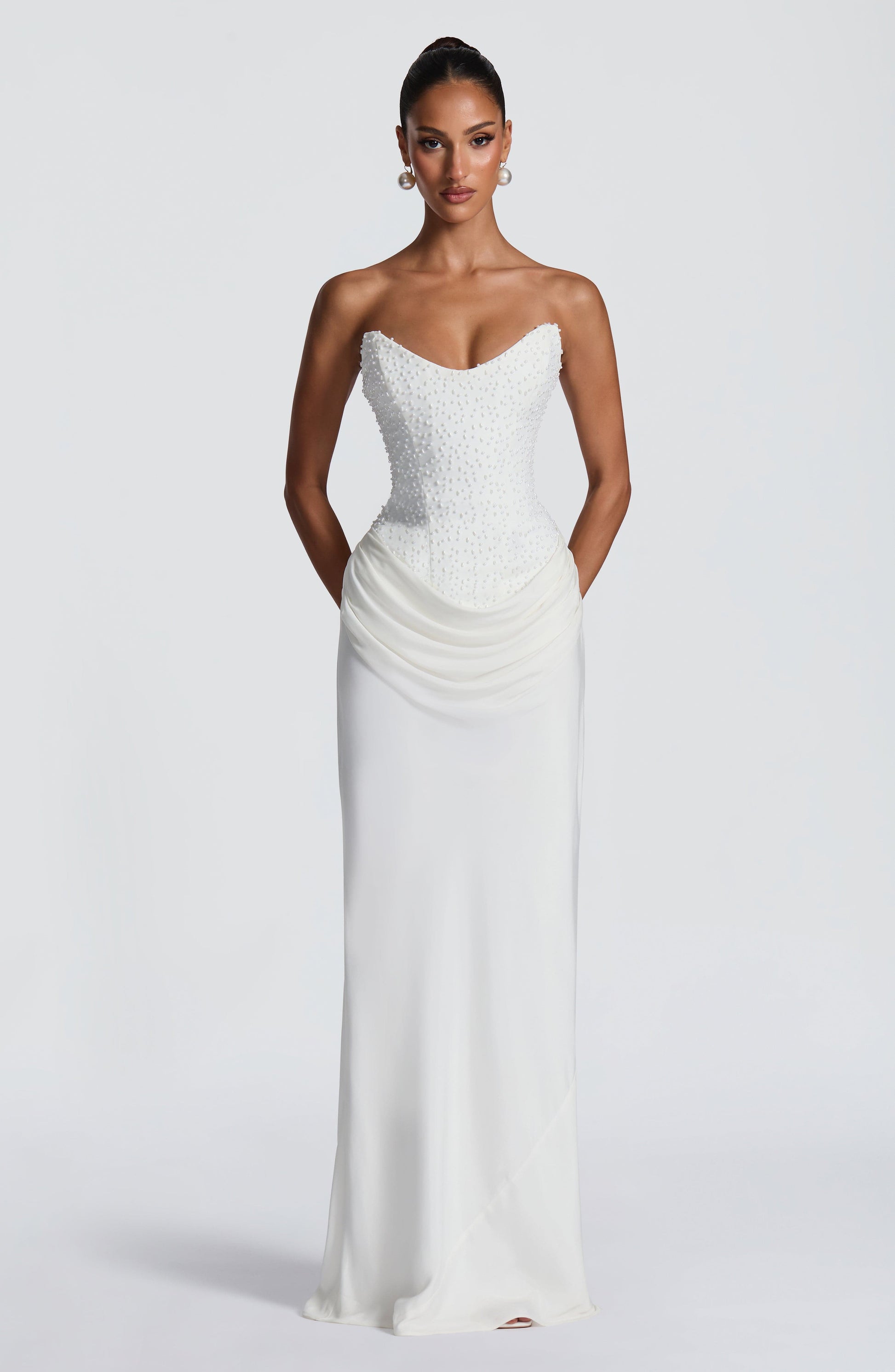 Tindra Maxi Dress - Ivory